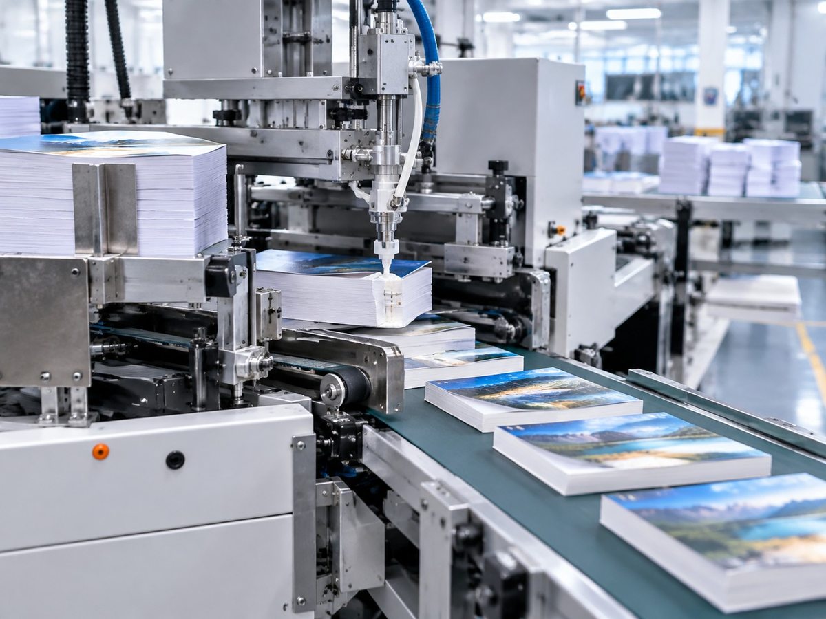 Softcover Book Printing production details