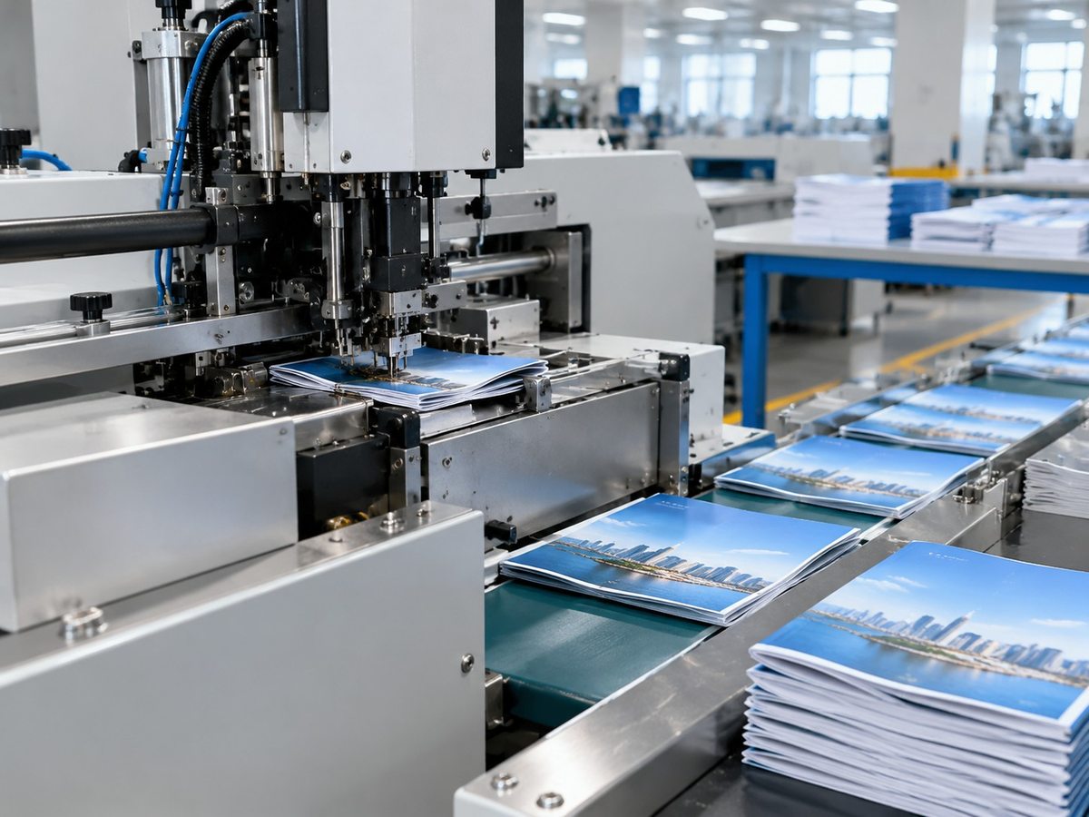 Saddle Stitch Booklet Printing production details