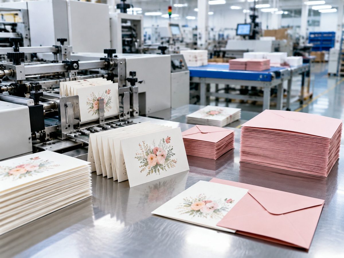 Custom Greeting Card Printing production details