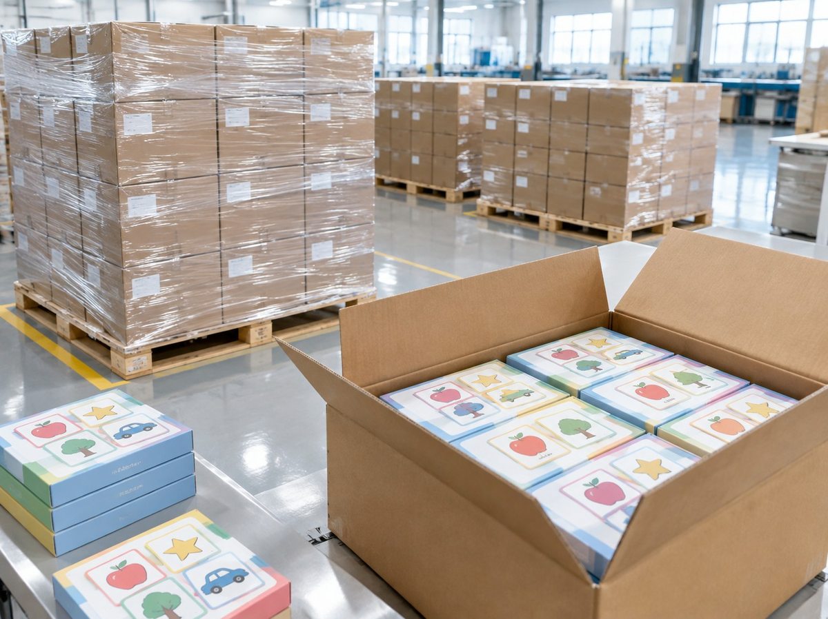 Flash Card & Tear-off Card Printing packed for export shipping