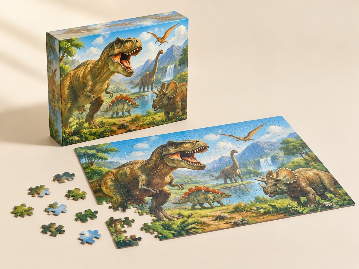 Kids' Dinosaur Jigsaw Puzzle
