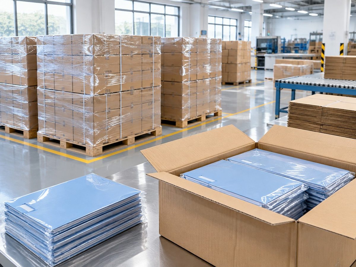 Custom File Folder & Organizer Printing packed for export shipping