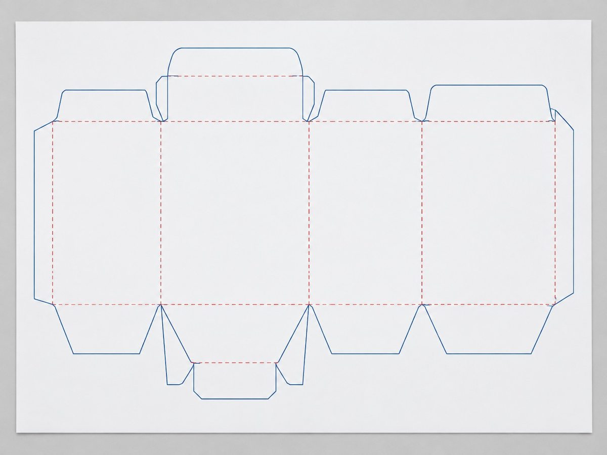 Folding Carton (Tuck End) template