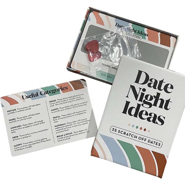 Factory OEM Design Print Customized Sexual Couples Card Game Adult Board Games Scratch Off Date Ideas Game Card Set Printing