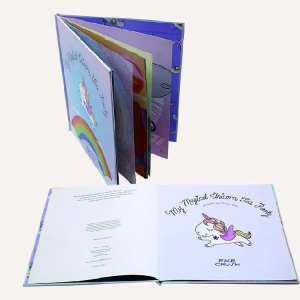 Factory Custom Kids Cardboard Book Printer Customized Children Coloring Hardcover Book Printing Service
