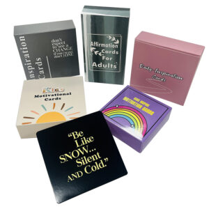 Custom Insperition Quote Affirmation Conversation Cards