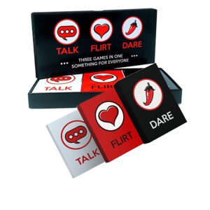 Custom Couple Talk Conversation Card Set Print