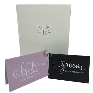 Hardcover PU Leather Weeding Planner Book Print