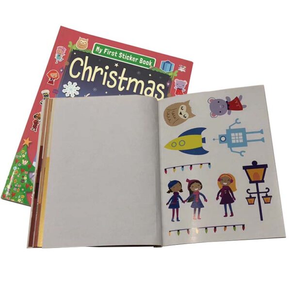 custom kids sticker pages book print