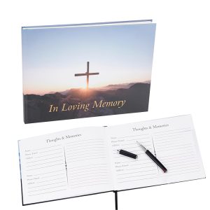 Hardcover Bound Guest Memory Book Print