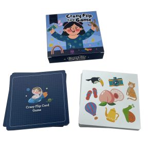 Custom Children Memory Trading Playing Flash Card Game Print