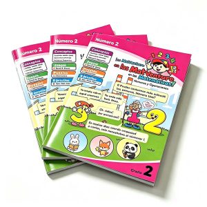 Custom Printing Primary Textbooks Full Color Paperback Primary School Educational Student Workbook Offset Book Printing Service