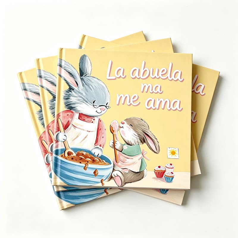 Custom Hardcover Children Books Full Color Story Book OEM Educational Preschool Toddler Illustration Book Printing Service