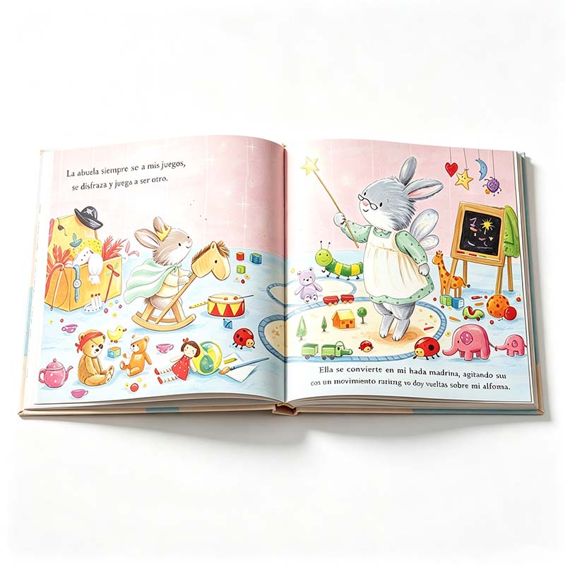 Custom Hardcover Children Books Full Color Story Book OEM Educational Preschool Toddler Illustration Book Printing Service - Image 3