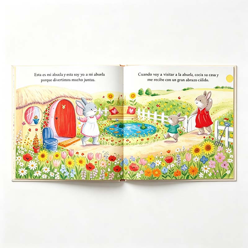 Custom Hardcover Children Books Full Color Story Book OEM Educational Preschool Toddler Illustration Book Printing Service - Image 4